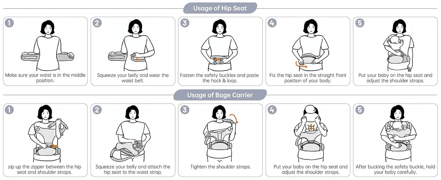 Baby Sling Wrap Carrier | Secure, Comfy & Perfect for Daily Use