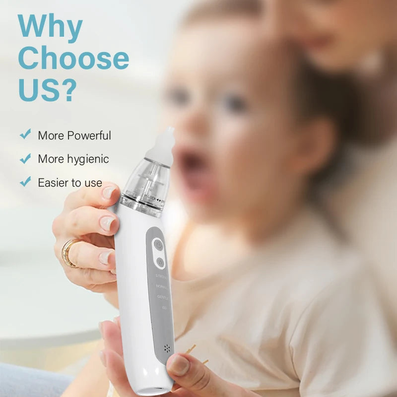 Gentle Electric Nose Aspirator for Babies