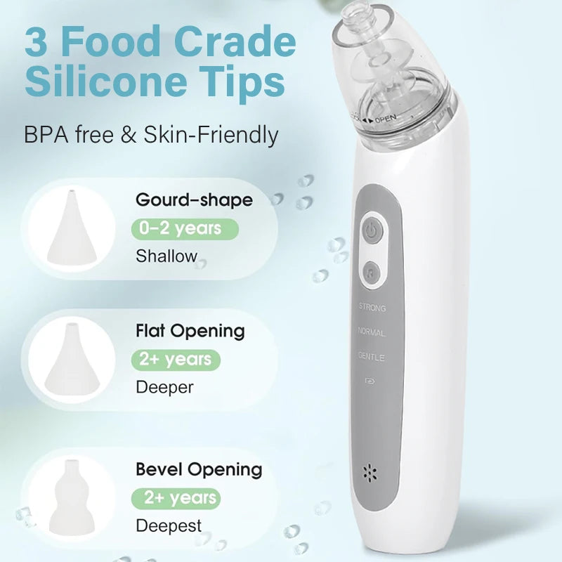 Gentle Electric Nose Aspirator for Babies