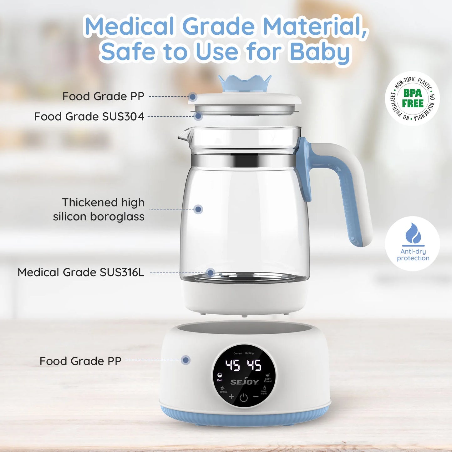Multi-Bottle Sterilizer | Safe & Efficient for Baby Bottles