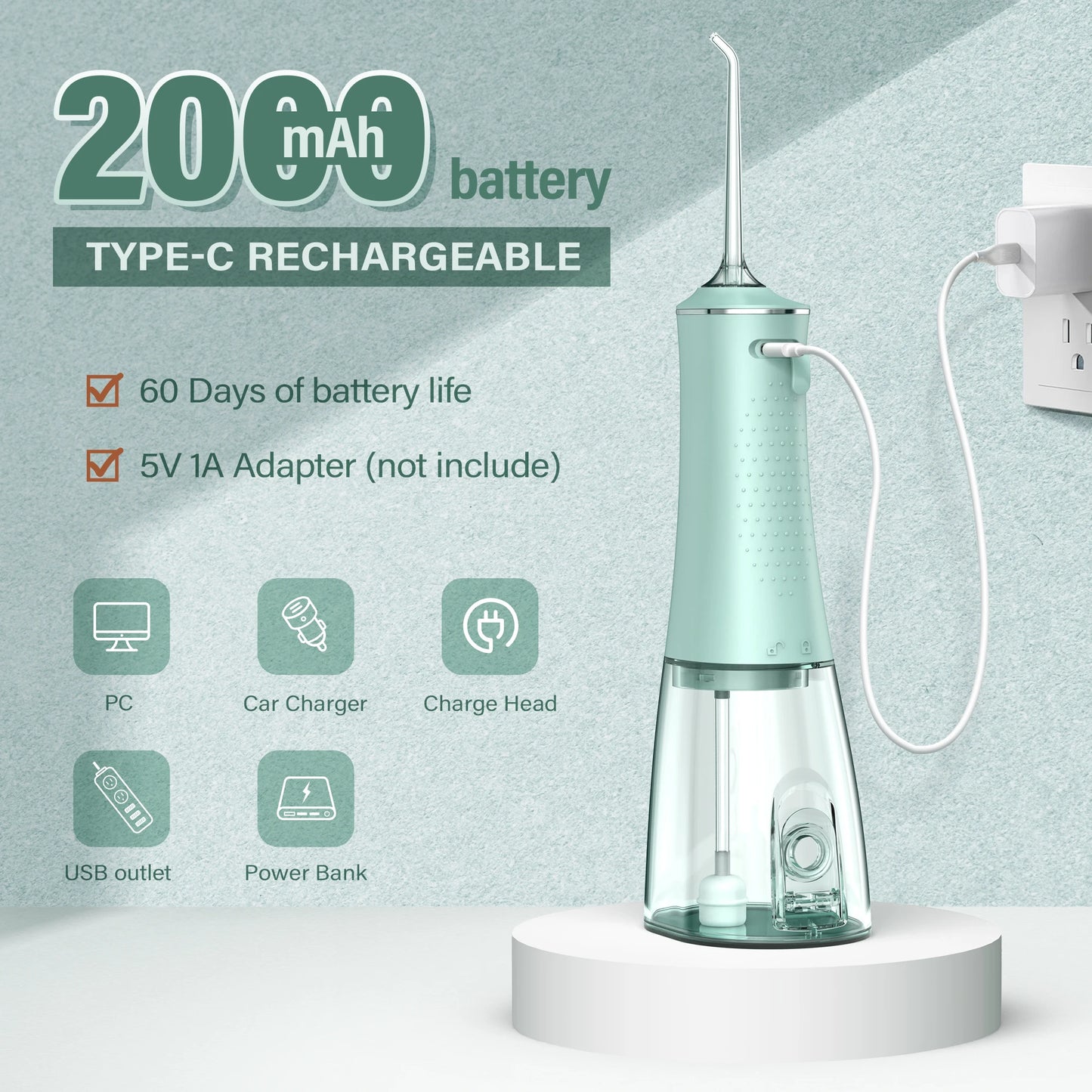 Professional Oral Irrigator | Deep Clean & Travel-Friendly